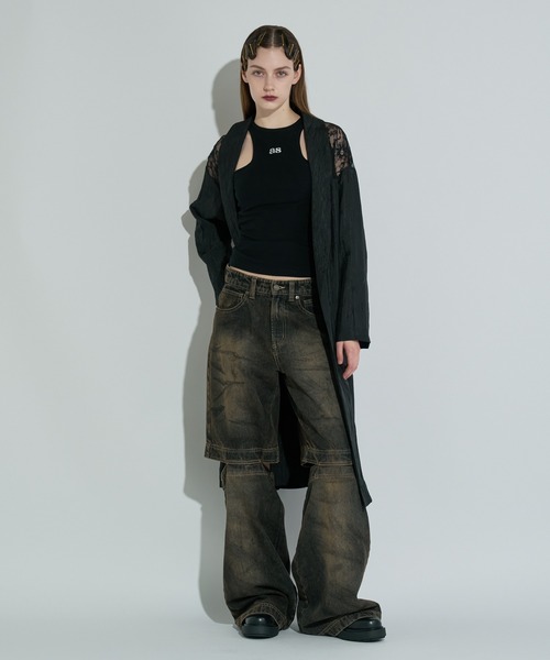 ANNA SUI NYC（アナ スイ エヌ ワイ シー）の「ファンクションデニムパンツ（デニムパンツ・レディース・ブラック/ブルー・S/M）」の13枚目の写真