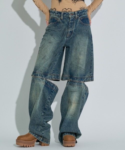 ANNA SUI NYC（アナ スイ エヌ ワイ シー）の「ファンクションデニムパンツ（デニムパンツ・レディース・ブラック/ブルー・S/M）」の17枚目の写真