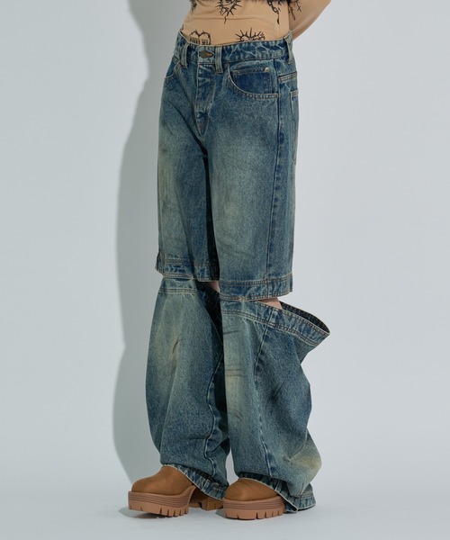 ANNA SUI NYC（アナ スイ エヌ ワイ シー）の「ファンクションデニムパンツ（デニムパンツ・レディース・ブラック/ブルー・S/M）」の19枚目の写真