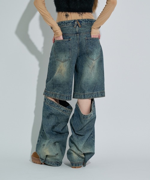 ANNA SUI NYC（アナ スイ エヌ ワイ シー）の「ファンクションデニムパンツ（デニムパンツ・レディース・ブラック/ブルー・S/M）」の22枚目の写真