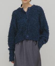 KBF | チュールフリンジカーディガン(ニット/セーター)