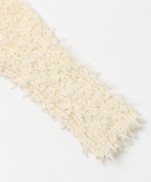 KBF（ケイビーエフ）の「チュールフリンジカーディガン（ニット/セーター・レディース・ブルー/ブラック/アイボリー・ONE）」の11枚目の写真