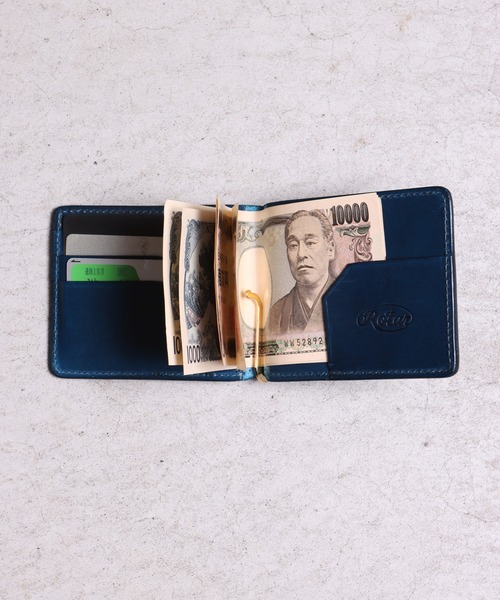 ROTAR(ローター)の「Buttero Leather Money Clip(札入れ/マネークリップ・メンズ・ブラック/ブルー/グリーン/ブラウン・FREE)」の11枚目の写真
