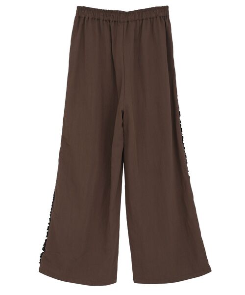 ESCAR（エスカー）の「■ESCAR サイドミニフリルワイドパンツ（その他パンツ・レディース・ブラック/ブラウン・FREE）」の11枚目の写真