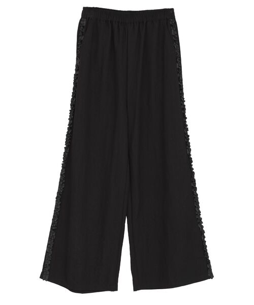 ESCAR（エスカー）の「■ESCAR サイドミニフリルワイドパンツ（その他パンツ・レディース・ブラック/ブラウン・FREE）」の18枚目の写真