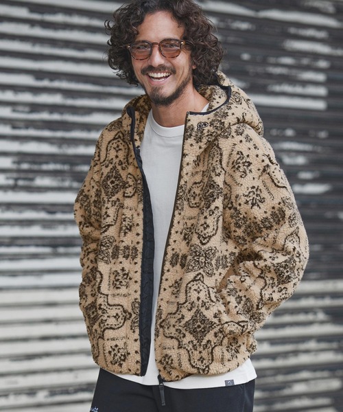 mj11153‑paisley boa zip hoodie — байдужный худи с пейсли, белый