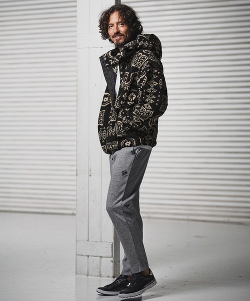 1minute 1second(ワンミニットワンセカンド)の「mj11153-paisley boa zip hoodie ボアジップパーカー(1M25F080)(パーカー・メンズ・ベージュ/ブラック・XL/L/M/S)」の10枚目の写真