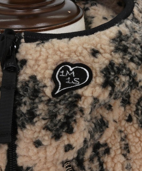 1minute 1second(ワンミニットワンセカンド)の「mj11153-paisley boa zip hoodie ボアジップパーカー(1M25F080)(パーカー・メンズ・ベージュ/ブラック・XL/L/M/S)」の21枚目の写真