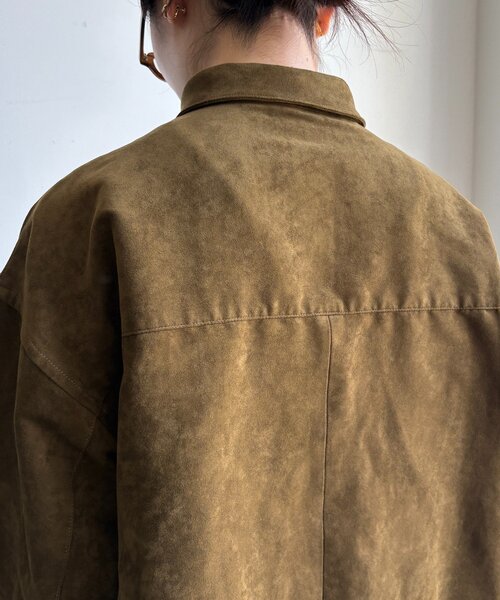 DouDou（ドゥドゥ）の「【セットアップ対応】フェイクスエードジャケット（その他アウター・レディース・キャメル/カーキ・FREE）」の21枚目の写真