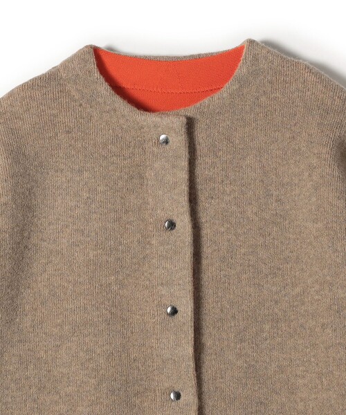 SHIPS Colors:〈手洗い可能〉チャイニーズラクーン 接結 カーディガン