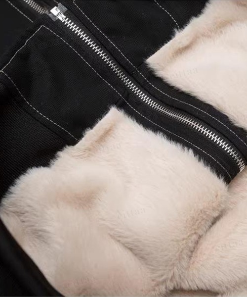 Dalfwin（ダールフィン）の「韓国ファッション　ファー付きフードブルゾン（ブルゾン・レディース・ブラック/グレー・FREE）」の20枚目の写真