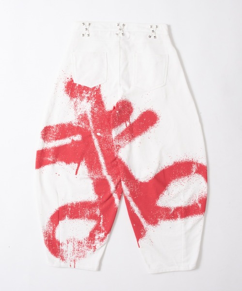 dollslutz(ドルズラッツ)の「【dollslutz】spray design sweat pants / 【ドルズラッツ】スプレーデザインスウェットパンツ(スウェットパンツ・レディース・ブラック/オフホワイト・SMALL/MEDIUM)」の20枚目の写真