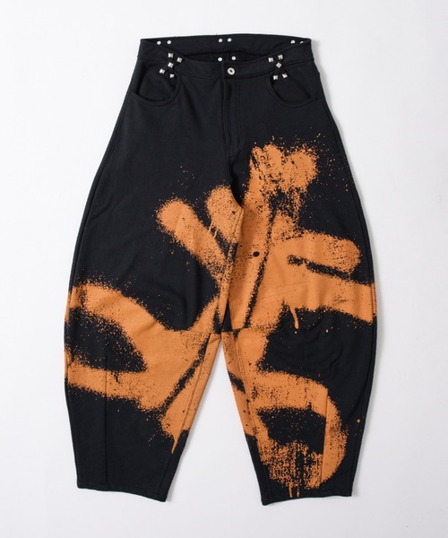 dollslutz(ドルズラッツ)の「【dollslutz】spray design sweat pants / 【ドルズラッツ】スプレーデザインスウェットパンツ(スウェットパンツ・レディース・ブラック/オフホワイト・SMALL/MEDIUM)」の21枚目の写真