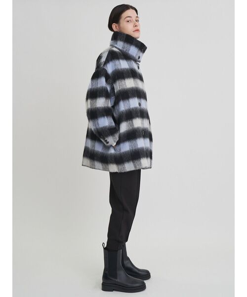 スタンドカラーショートコート（その他アウター）｜ELENDEEK（エレン