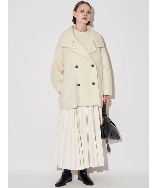 スタンドカラーショートコート（その他アウター）｜ELENDEEK（エレン