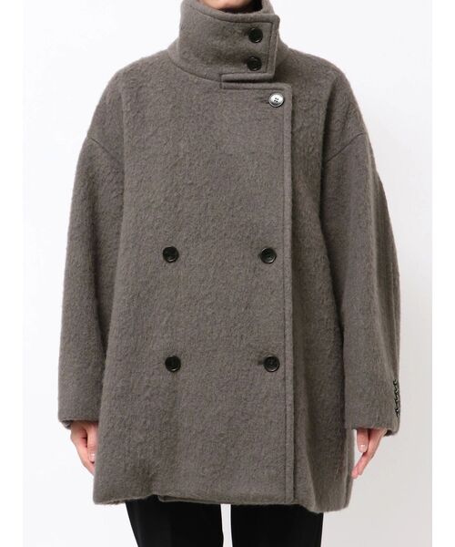 スタンドカラーショートコート（その他アウター）｜ELENDEEK（エレン