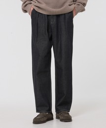coca（coca） | ツータックテーパードデニムパンツ(デニムパンツ)