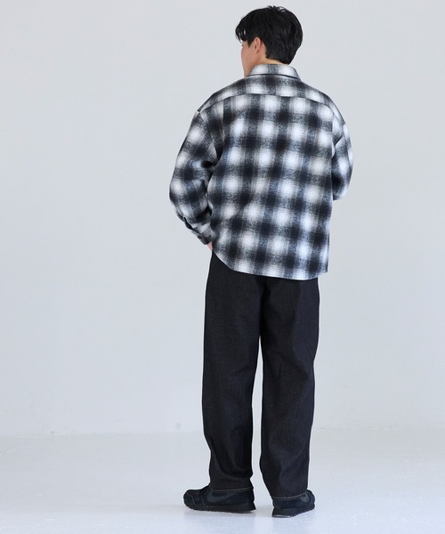 coca（coca）（コカ）の「ツータックテーパードデニムパンツ（デニムパンツ・メンズ・ブラック/インディゴブルー・L/M/XL）」の6枚目の写真