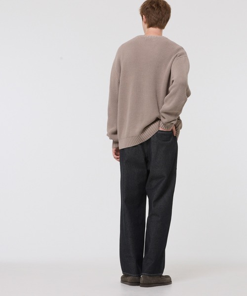 coca（coca）（コカ）の「ツータックテーパードデニムパンツ（デニムパンツ・メンズ・ブラック/インディゴブルー・L/M/XL）」の11枚目の写真