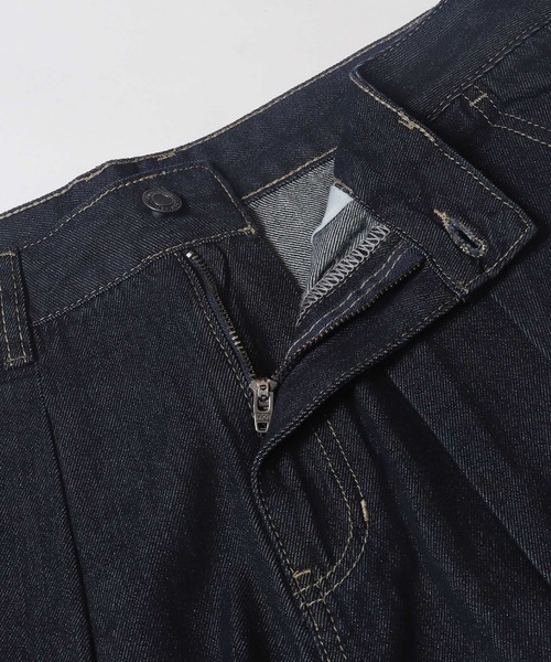 coca（coca）（コカ）の「ツータックテーパードデニムパンツ（デニムパンツ・メンズ・ブラック/インディゴブルー・L/M/XL）」の13枚目の写真