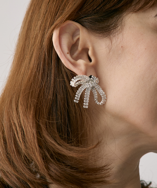 セール】MADISO マディソ Bow Earring FW24-06（ピアス（両耳用 