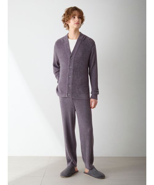 gelato pique 調温スムーズィー上下セットM 調温スムーズィーリブロングパンツ（ルームウェア/パジャマ）｜gelato