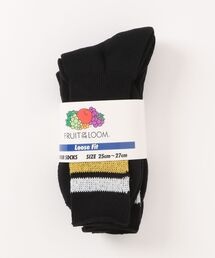 FRUIT OF THE LOOM(�t���[�c�I�u�U���[��)��Q FTL3P DadSocks���C��(black)(�\�b�N�X/�C��)