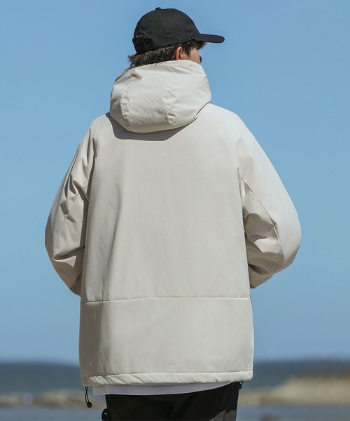 aimoha(アイモハ)の「中綿入りフードジャケット/Padded hooded jacket (AW)(ダウンジャケット/コート・メンズ・カーキ/ブラック/オフホワイト・LARGE/X-LARGE/MEDIUM)」の9枚目の写真