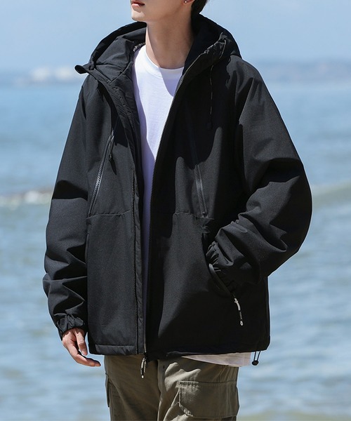 セール】中綿入りフードジャケット/Padded hooded jacket（ダウン