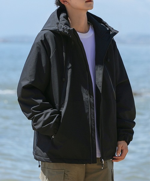 aimoha(アイモハ)の「中綿入りフードジャケット/Padded hooded jacket (AW)(ダウンジャケット/コート・メンズ・カーキ/ブラック/オフホワイト・LARGE/X-LARGE/MEDIUM)」の17枚目の写真