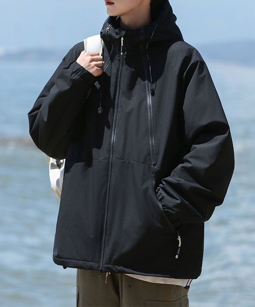aimoha(アイモハ)の「中綿入りフードジャケット/Padded hooded jacket (AW)(ダウンジャケット/コート・メンズ・カーキ/ブラック/オフホワイト・LARGE/X-LARGE/MEDIUM)」の19枚目の写真