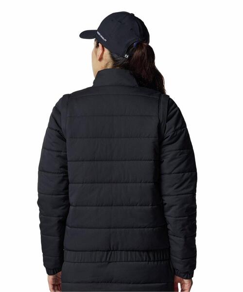 UNDER ARMOUR(アンダーアーマー)の「UAドライブ インサレーテッド 2ウェイ フルジップ ジャケット(ゴルフ/レディース)(その他アウター・レディース・ブラック・L/XL/M/S)」の8枚目の写真