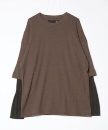 ROYAL FLASH | A.F ARTEFACT/エーエフ・アーティファクト/Layered Crew Neck Top(Tシャツ/カットソー)