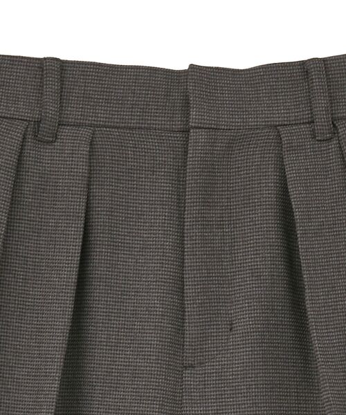GARAGE OF GOOD CLOTHING（ガレージオブグッドクロージング）の「【日本製】ツィード調２タックワイドパンツ（その他パンツ・レディース・グレー・38/36）」の14枚目の写真