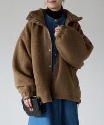 PREFERIR | スタンドカラー 中綿 ボア ブルゾンコート(ブルゾン)