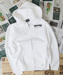 THRASHER MAG LOGO SWEAT L/S HOODIE 長袖スウェットジップアップパーカー