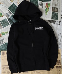 THRASHER MAG LOGO SWEAT L/S HOODIE 長袖スウェットジップアップパーカー