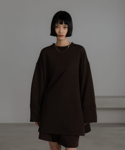 LOWRYS FARM(ローリーズファーム)の「ウラケチュニックプルオーバー 603811(スウェット・レディース・ブラック/ライトグレー/ブラウン・FREE)」の6枚目の写真