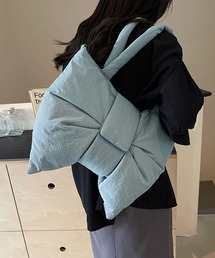 リボンモチーフスクエア型2WAYショルダーバッグ