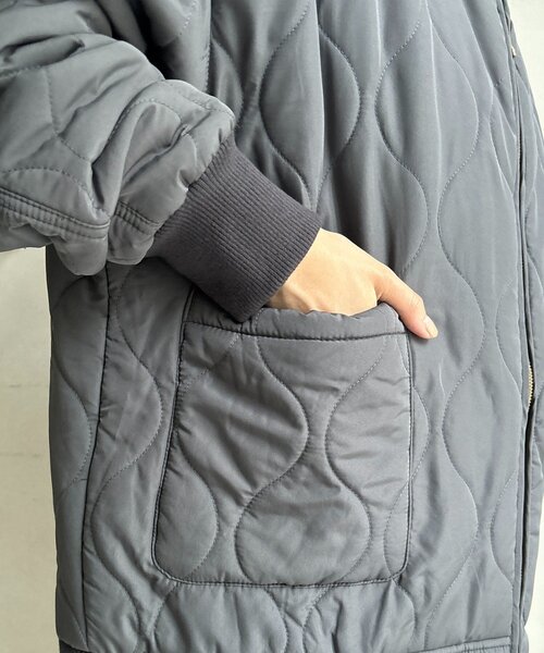 DouDou（ドゥドゥ）の「キルティングMA1（その他アウター・レディース・ブラック/チャコールグレー/ホワイト系その他/ベージュ・FREE）」の13枚目の写真