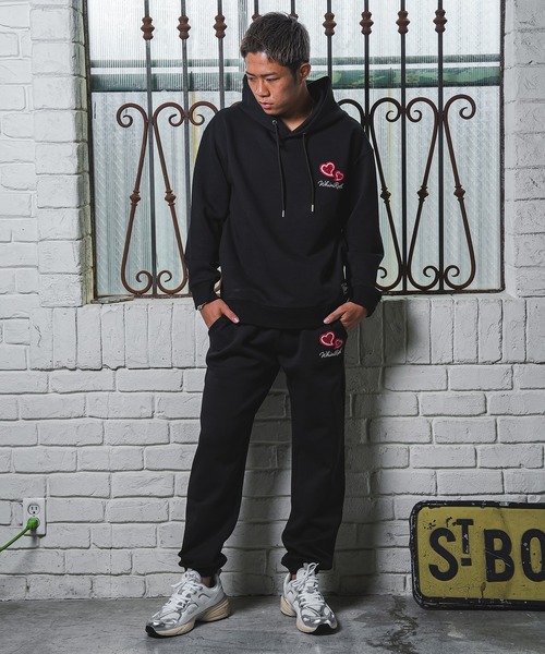 W/Rハートロゴスウェットパンツ（スウェットパンツ）｜adamsJUGGLER