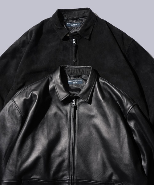 SUNNY  SPORTS（サニースポーツ）の「SUNNY SPORTS GOLF / サニースポーツゴルフ LEATHER SWING TOP レザー スイングトップ（ブルゾン・メンズ・ブラック系その他/ブラック・X-SMALL/MEDIUM/LARGE）」の3枚目の写真