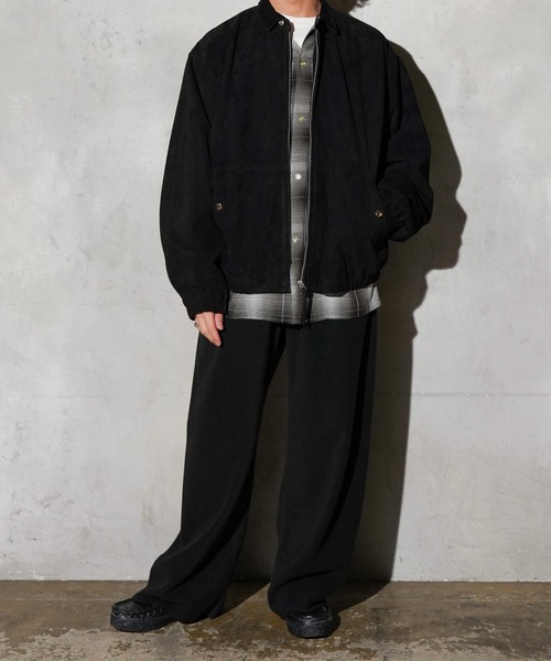 SUNNY  SPORTS（サニースポーツ）の「SUNNY SPORTS GOLF / サニースポーツゴルフ LEATHER SWING TOP レザー スイングトップ（ブルゾン・メンズ・ブラック系その他/ブラック・X-SMALL/MEDIUM/LARGE）」の16枚目の写真