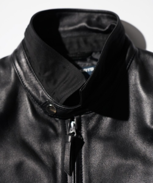 SUNNY  SPORTS（サニースポーツ）の「SUNNY SPORTS GOLF / サニースポーツゴルフ LEATHER SWING TOP レザー スイングトップ（ブルゾン・メンズ・ブラック系その他/ブラック・X-SMALL/MEDIUM/LARGE）」の20枚目の写真