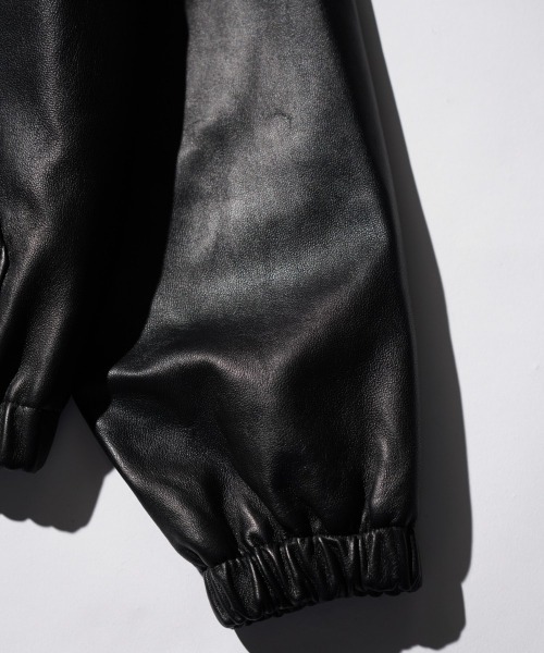 SUNNY  SPORTS（サニースポーツ）の「SUNNY SPORTS GOLF / サニースポーツゴルフ LEATHER SWING TOP レザー スイングトップ（ブルゾン・メンズ・ブラック系その他/ブラック・X-SMALL/MEDIUM/LARGE）」の22枚目の写真