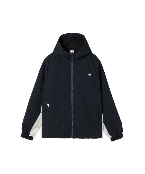 le coq sportif（ルコックスポルティフ）の「ルコックスポルティフ  裏起毛ウィンドブレーカージャケット（ナイロンジャケット・レディース・スモークピンク/ダークグリーン/ネイビー・M/L/XL）」の13枚目の写真
