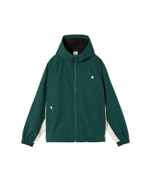 le coq sportif（ルコックスポルティフ）の「ルコックスポルティフ  裏起毛ウィンドブレーカージャケット（ナイロンジャケット・レディース・スモークピンク/ダークグリーン/ネイビー・M/L/XL）」の12枚目の写真