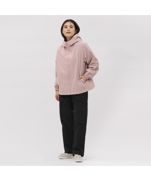 le coq sportif（ルコックスポルティフ）の「ルコックスポルティフ  裏起毛ウィンドブレーカージャケット（ナイロンジャケット・レディース・スモークピンク/ダークグリーン/ネイビー・M/L/XL）」の10枚目の写真