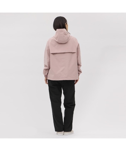le coq sportif（ルコックスポルティフ）の「ルコックスポルティフ  裏起毛ウィンドブレーカージャケット（ナイロンジャケット・レディース・スモークピンク/ダークグリーン/ネイビー・M/L/XL）」の11枚目の写真