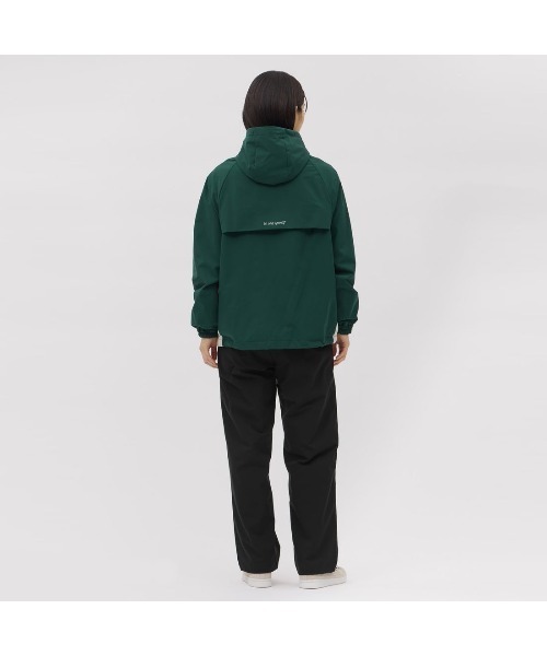 le coq sportif（ルコックスポルティフ）の「ルコックスポルティフ  裏起毛ウィンドブレーカージャケット（ナイロンジャケット・レディース・スモークピンク/ダークグリーン/ネイビー・M/L/XL）」の18枚目の写真